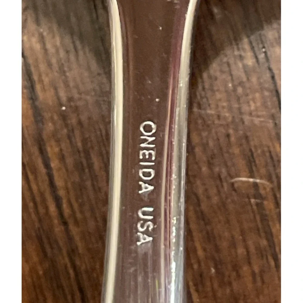 Oneida USA‎ Golden Aquarius Stainless Steel 5 Piece Hostess Set Spoon Fork Knife